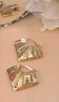 Radiant Grace Hoop Earrings