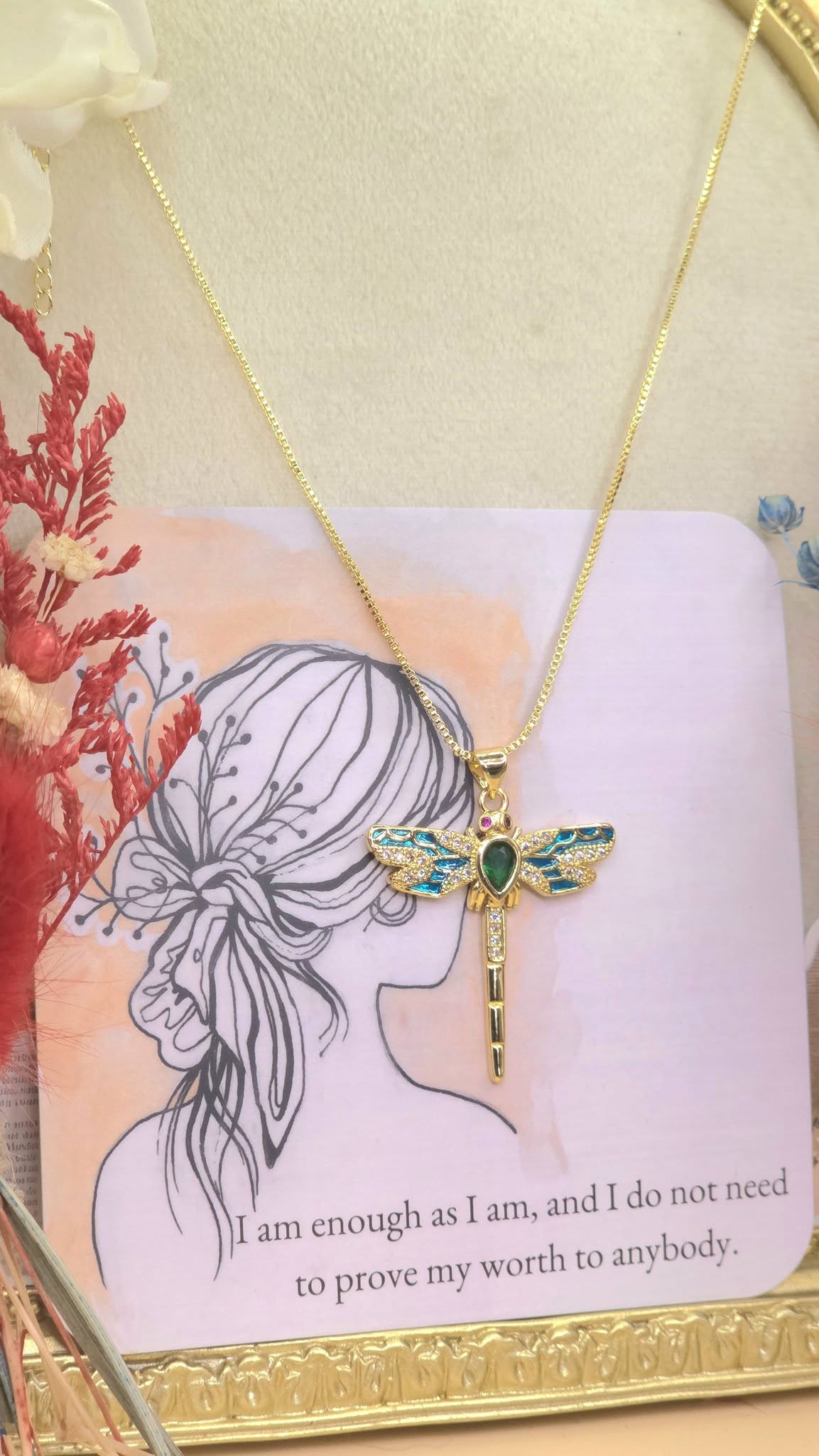 Dragonfly Necklace